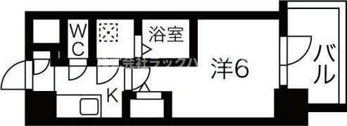 エスリードレジデンス梅田デュオの間取り画像