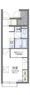 レオパレスTAKANAWAの間取り画像