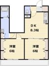 イーストパークURAWAⅢの間取り画像