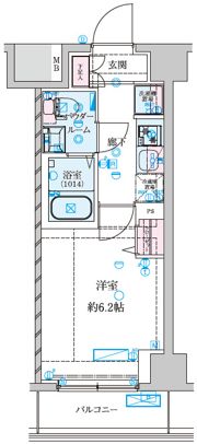 GENOVIA南鳩ヶ谷の間取り画像