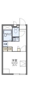 レオパレスカーサK3の間取り画像