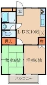クレール新守Aの間取り画像