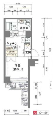 セントパレス池袋の間取り画像