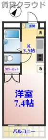 グレースコートの間取り画像