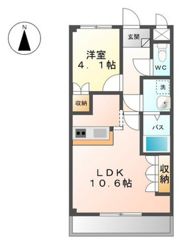 ルミネス土井の間取り画像