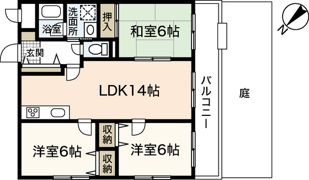 Caro Casa Bの間取り画像