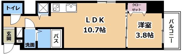 コージーコート石山の間取り画像