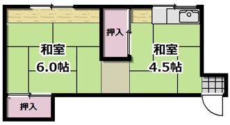 松月荘の間取り画像
