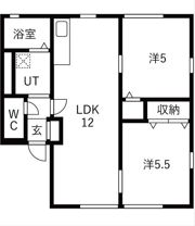 ヴィラ相生Bの間取り画像