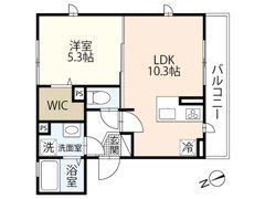クレールAの間取り画像