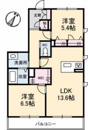 ボナールコート伴東の間取り画像
