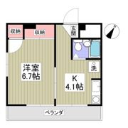 ウィスタリア佃野の間取り画像