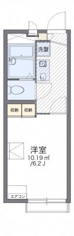 レオパレスアプリコット片山の間取り画像