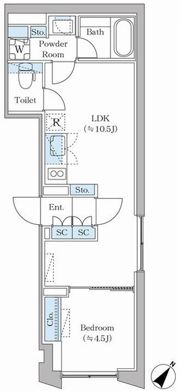 アローズ茗荷谷の間取り画像