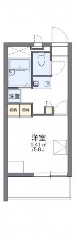 レオパレスクララ九条の間取り画像