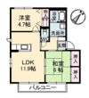 ハピネスK C棟の間取り画像