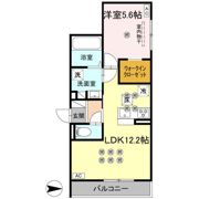 クランツ朝生田の間取り画像