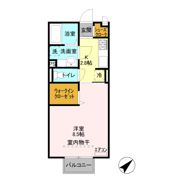 プレシャス前橋 Aの間取り画像