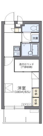 レオパレスウィンドヒルの間取り画像