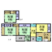 高横須賀町御亭貸家の間取り画像