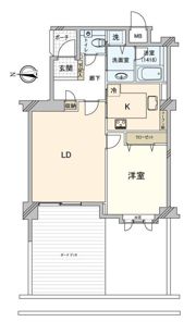ダイアパレス三鷹かえで通りの間取り画像