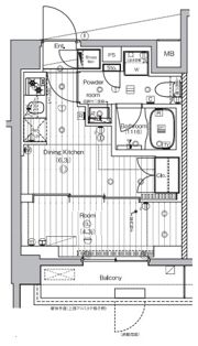 PREMIUM CUBE 王子神谷の間取り画像