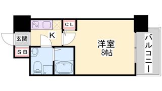 セレニテ三宮プリエの間取り画像