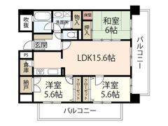 トレゾア西原の間取り画像