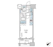 パークアクシス横浜山下町の間取り画像