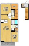 トレス古前の間取り画像