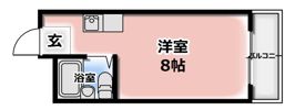 サンシャイン香里園Ⅲの間取り画像
