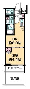 ハーモニーレジデンス中野NORTH ARAIの間取り画像