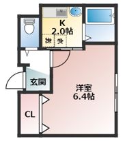 ミューエスパースの間取り画像