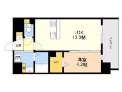 LIBTH博多空港通りの間取り画像