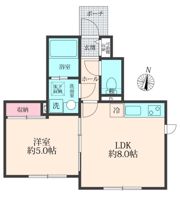 ベルコーポの間取り画像