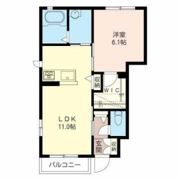 グランサージュABの間取り画像