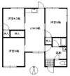 東岡山駅前貸家の間取り画像