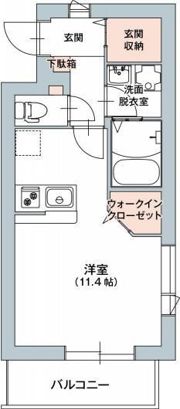 ノーム国立の間取り画像