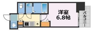 フォーリアライズ天王寺ヴァロールの間取り画像