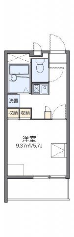 レオパレスラフィーナの間取り画像