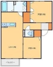 ハートレーベンAの間取り画像