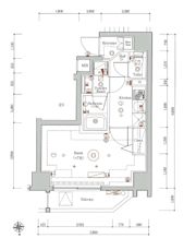 GENOVIA新御徒町skygardenの間取り画像