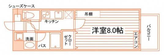 The MODERN学南町の間取り画像