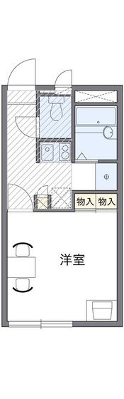 レオパレスミルキーウェイの間取り画像