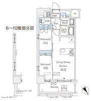 エル・セレーノ横浜の間取り画像