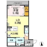 (仮)D-ROOM宮城野区小田原2丁目Aの間取り画像
