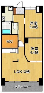 フェリス桃園公園通りの間取り画像