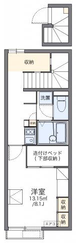 レオパレスカームパレスの間取り画像