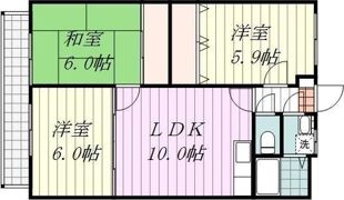 オレンジスクウェアーの間取り画像