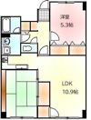 クレストコートK2の間取り画像
